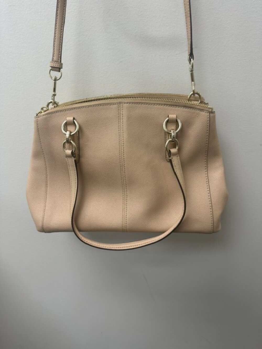 COACH Crossgrain Leather Christie in Tan - Picture 6 of 7